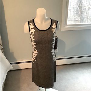 Sleeveless knitted petite dress